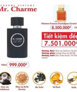 Nước hoa nam Charme Mr. Charme 100ml chính hãng Giá 999.000