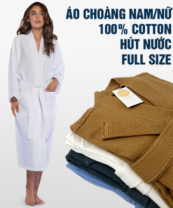 Áo choàng tắm cotton tổ ong cho Nam và Nữ - NBR6 (NBR6) Giá 220,000 / cái