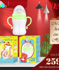 Bình sữa bebu silicon cao cấp 250ml (BSS) Giá  259,000 / bộ