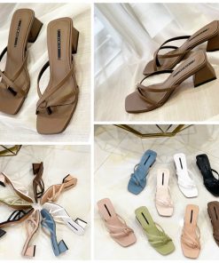 Dép / guốc cao gót nữ cao cấp quai mảnh A014 (A014) Giá  245,000 / cái
