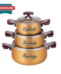 Bộ 03 nồi Sunhouse 6634