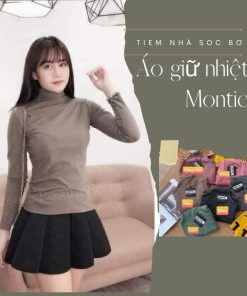 Áo giữ nhiệt Montie cố 3cm