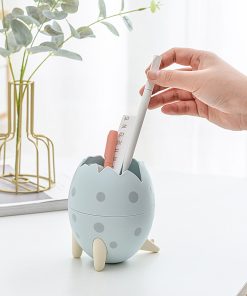 Giá Đựng Bút Chì Hình Trứng Khủng Long Để Bàn, Hộp Đựng Mỹ Phẩm Đựng Cọ, Hộp Đựng Trứng Khủng Long Để Bàn Hộp Đựng Bút Chân Máy Cọ Trang Điểm Bàn Trang Điểm Lưu Trữ Hộp
