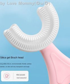 Bàn Chải Đánh Răng Silicon Hình Chữ U Cho Trẻ Em - Bàn Chải Tập Đánh Răng Cho Bé Từ 2 - 6 Tuổi