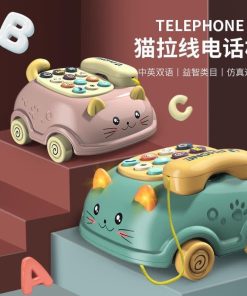 Đồ chơi Điện thoại mô hình đồ chơi bánh xe cho bé có nhạc